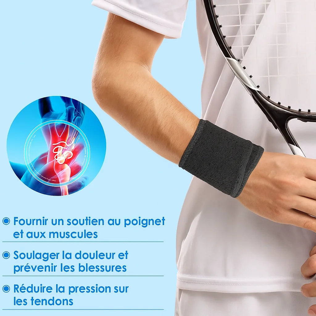 Attelle de poignet pour récupération après fracture, réduit la pression sur les tendons