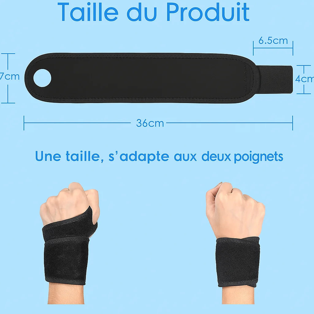 Attelle de poignet ajustable légère et confortable