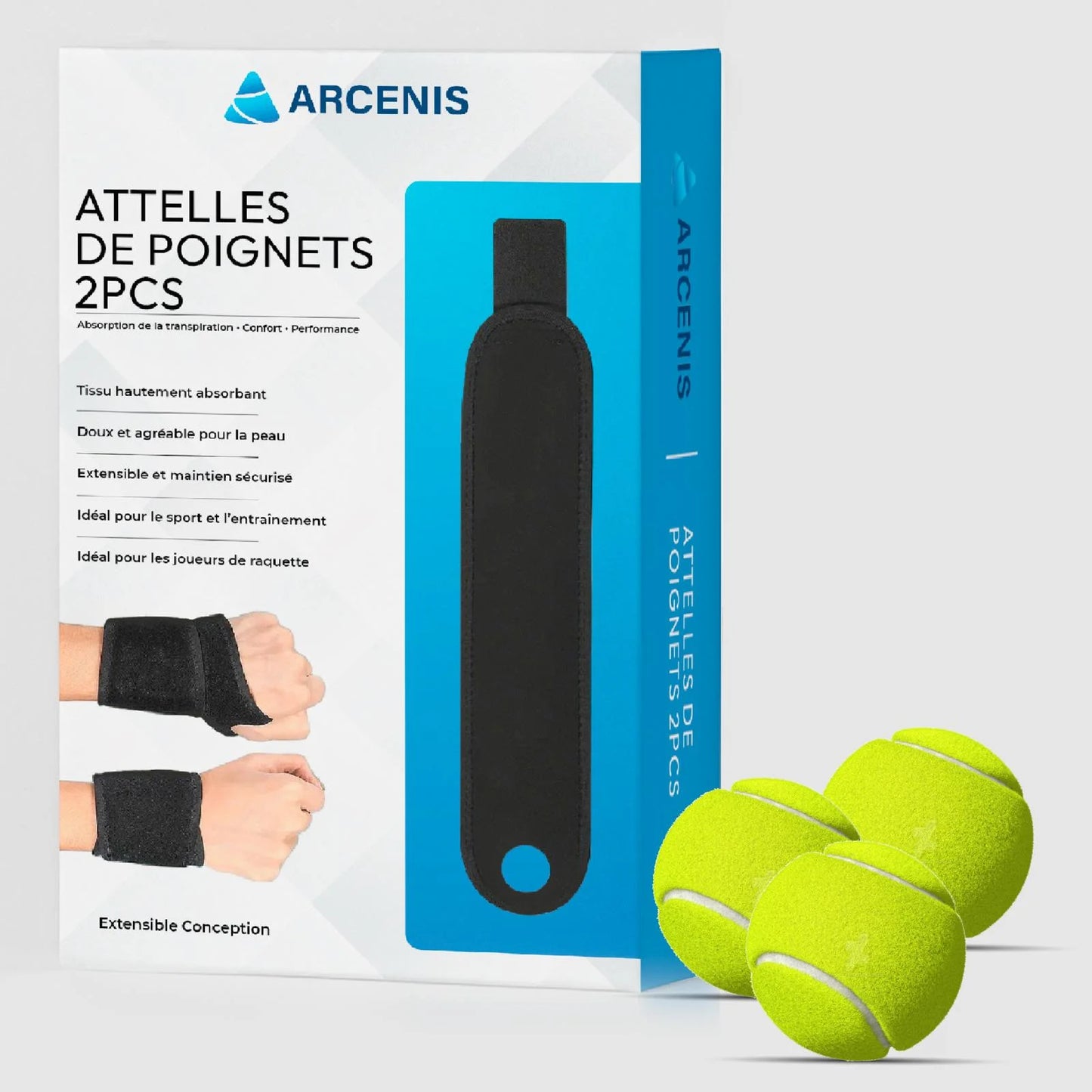 Attelles de Poignets 2PCS
