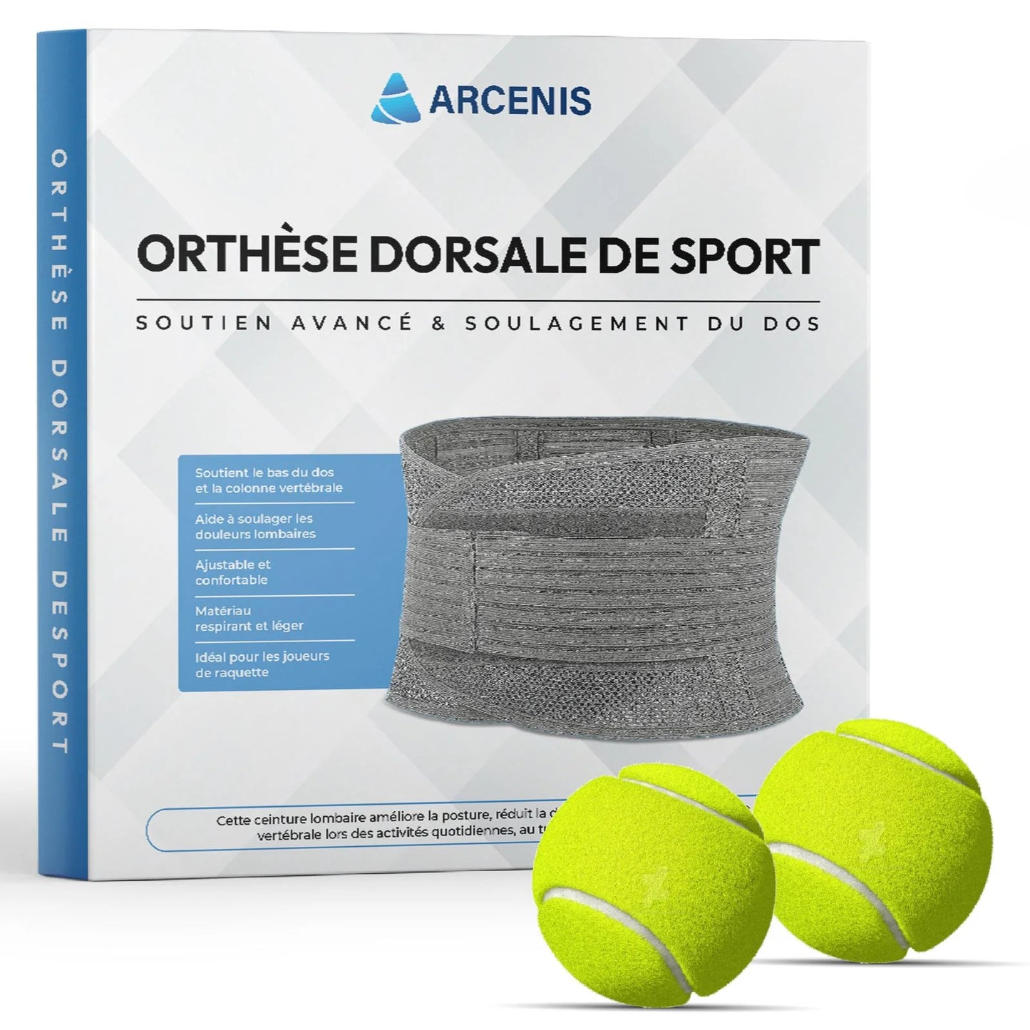 ORTHÈSE DORSALE DE SPORT